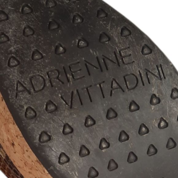 Adrienne Vittadini Shoes Sandal Platform Heels  Black Womens  Size 8 1/2 - Picture 7 of 7